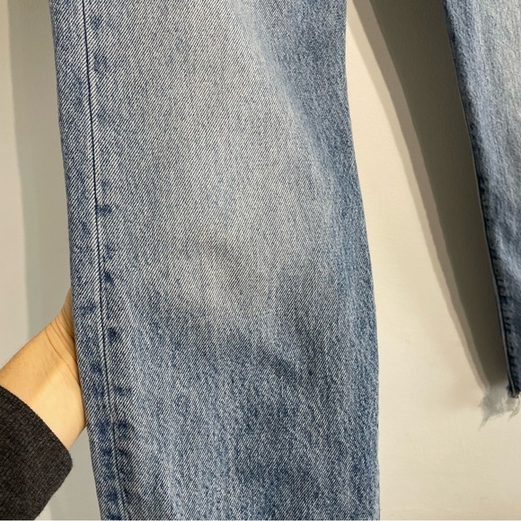 Levi's Shut Up Wedgie Icon Fit Jeans button fly premium denim raw hem - Picture 13 of 14